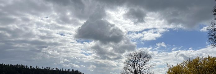Aussicht vom Balkon
