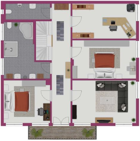 Grundriss Obergeschoss