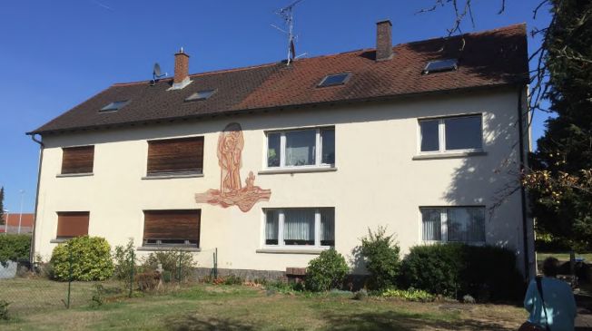 Vorderansicht Doppelhaus