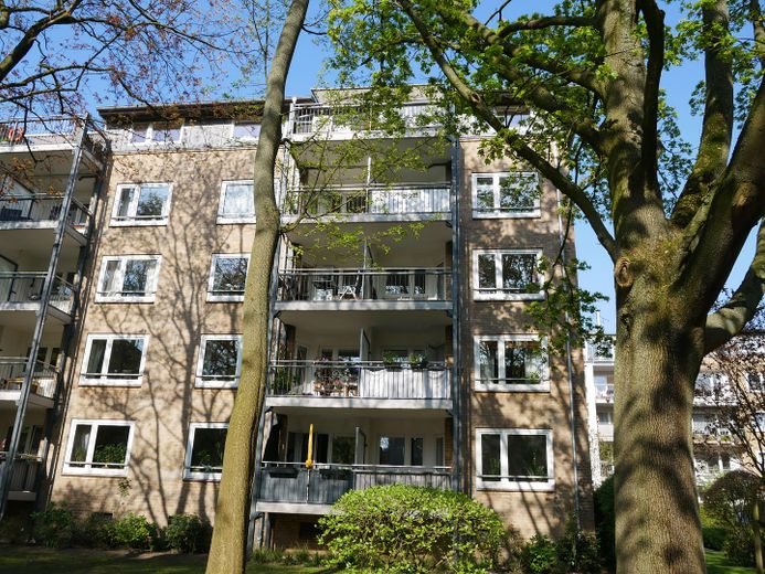 Helle, freundliche  2-Zimmer Wohnung in Hamburg-Uhlenhorst mit Balkon, courtagefrei – Foto 10