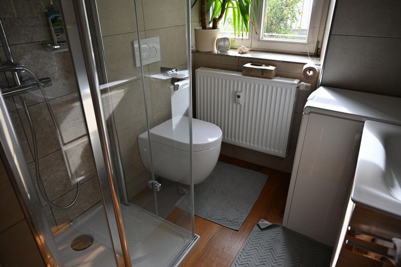 Apartamento de 1 habitación entre Altenburg y la catedral de Bamberg (disponible para entrar a vivir) – Badezimmer