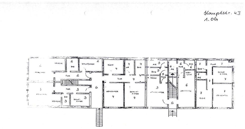 Grundriss untere Etage
