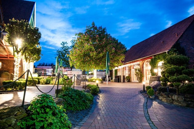 Zugang zum Biergarten