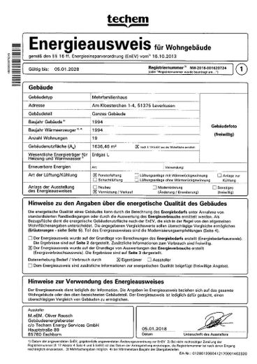 Energieausweis 1
