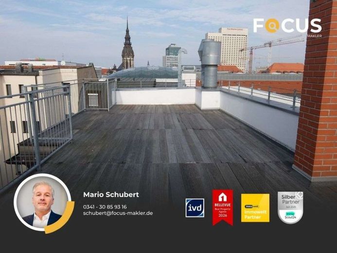 Zentrum - repräsentative, ruhige & großzügige Dachgeschoßwohnung mit imposanter Dachterrasse – Foto 1