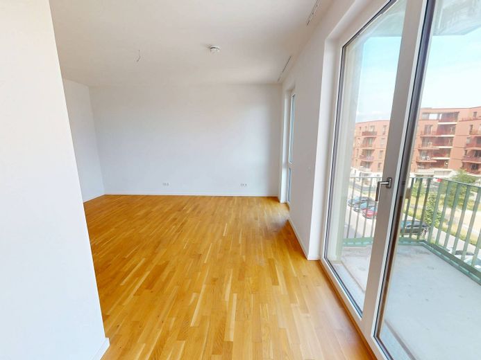 Geräumige 2-Zimmer-Wohnung mit EBK und 2 BALKONEN im Stadtquartier 'Ferdinand's Garden' – Ansicht II: Schlafzimmer