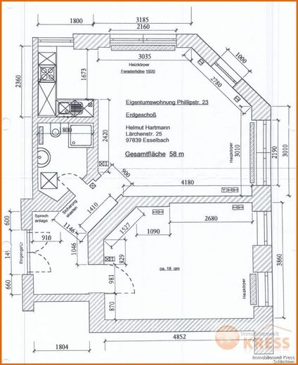 Vermietete 2-Zimmer Wohnung an der Sonnenberger Promenade in Chemnitz. – Bild 4