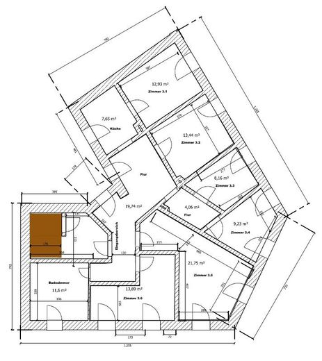 Grundriss Wohnung
