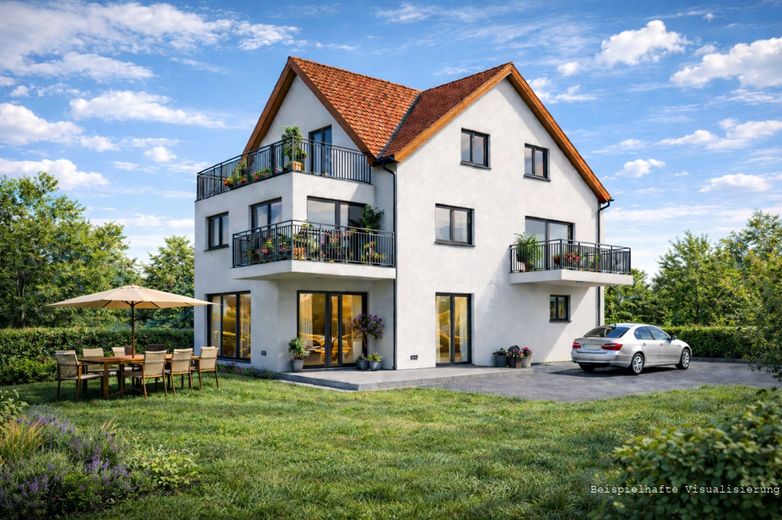 Geplante Gartenansicht I