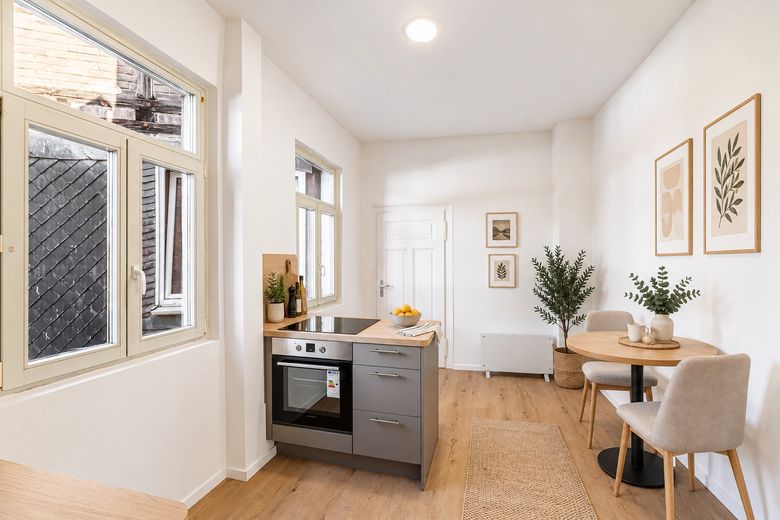 TOP gerenoveerde Altbau 3-kamerwoning! – Die Küche - eingrichtet