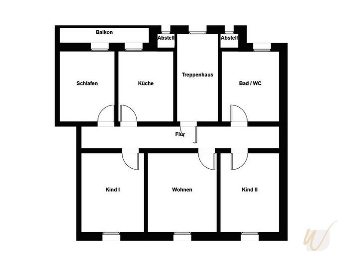 131 m² mit Balkon &amp; Dachausbau-Potenzial - 4-Zimmer-Wohnung und Stellplatz-Provisionsfrei – Grundriss