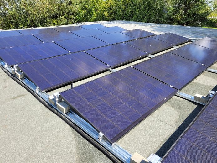 Alpaka çiftliği – PV-Anlage