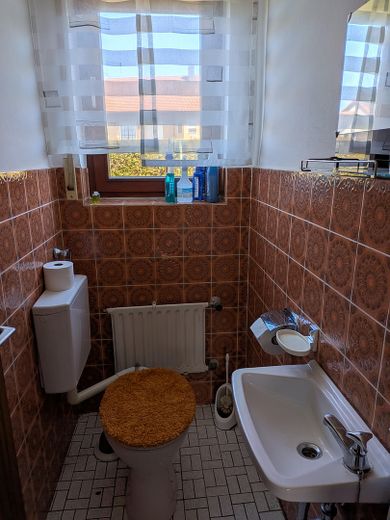 Zweifamilienhaus Schellenbach - selbstbestimmtes und preiswertes Leben auf dem Land – Toilette