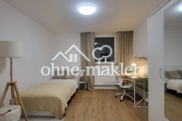 Renoviertes und möbliertes Studentenapartment im Zentrum von Erlangen, provisionsfrei, bezugsfertig