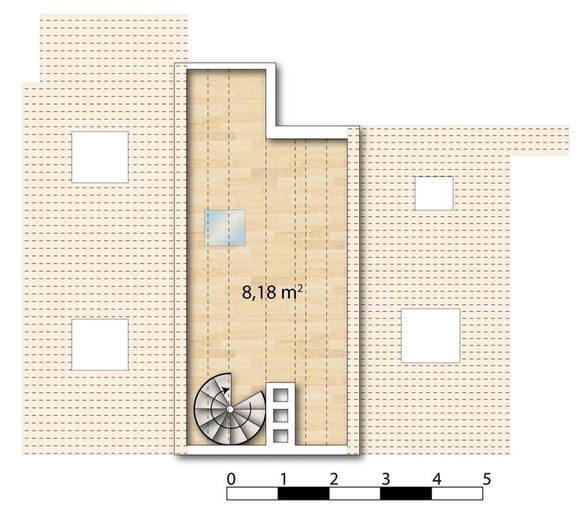Grundriss Spitzboden