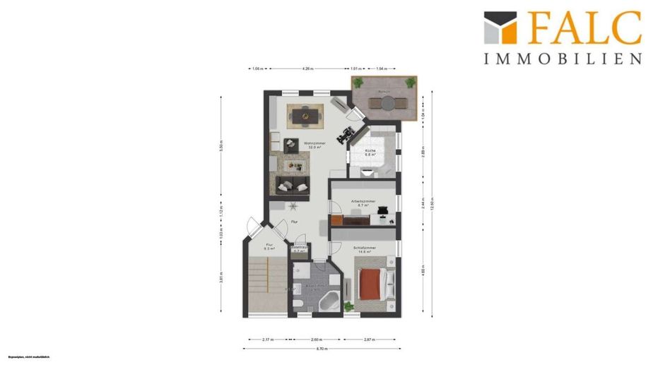 Zentrale Oase – Grundriss