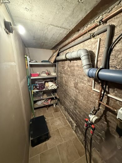 Zählerraum für Gas und Wasser