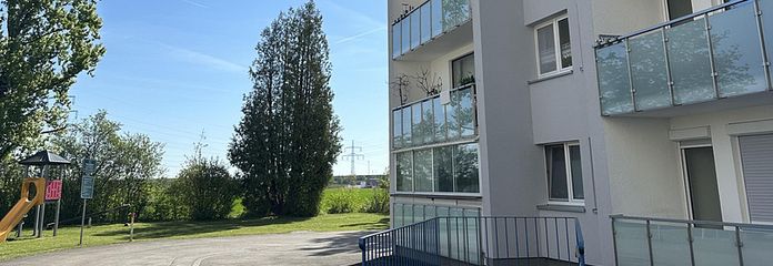 Günstige Wohnung in Putzbrunn – Außenansicht