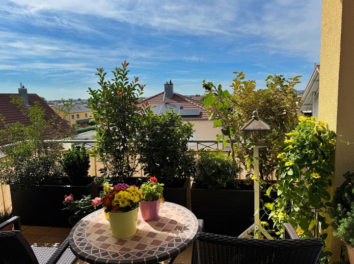 Ausblick von der Dachterrasse