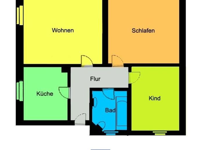 Geniale Dachgeschoss-Wohnung mit schönem Dielenboden und Bad mit Wanne! – फोटो 1