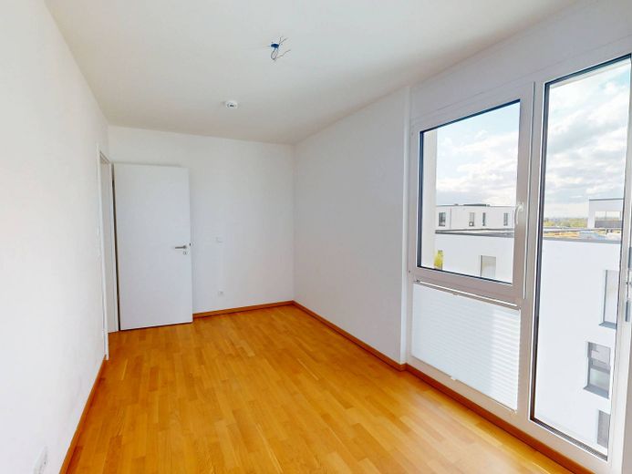 2-Zimmer-Wohnung mit Balkon im FRANKLIN-Quartier – Ansicht II: Schlafzimmer I