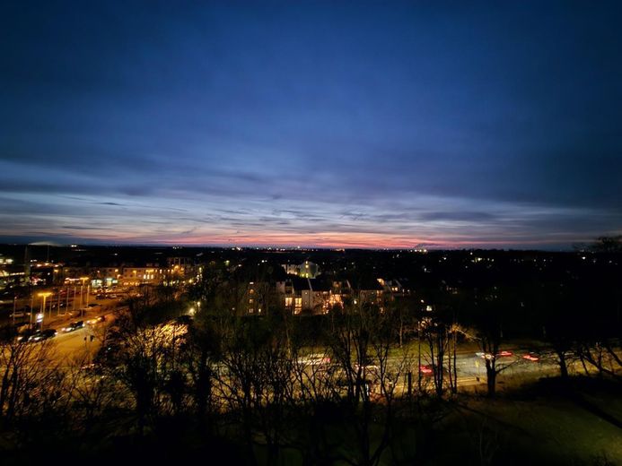 Fernsicht nach Sonnenuntergang