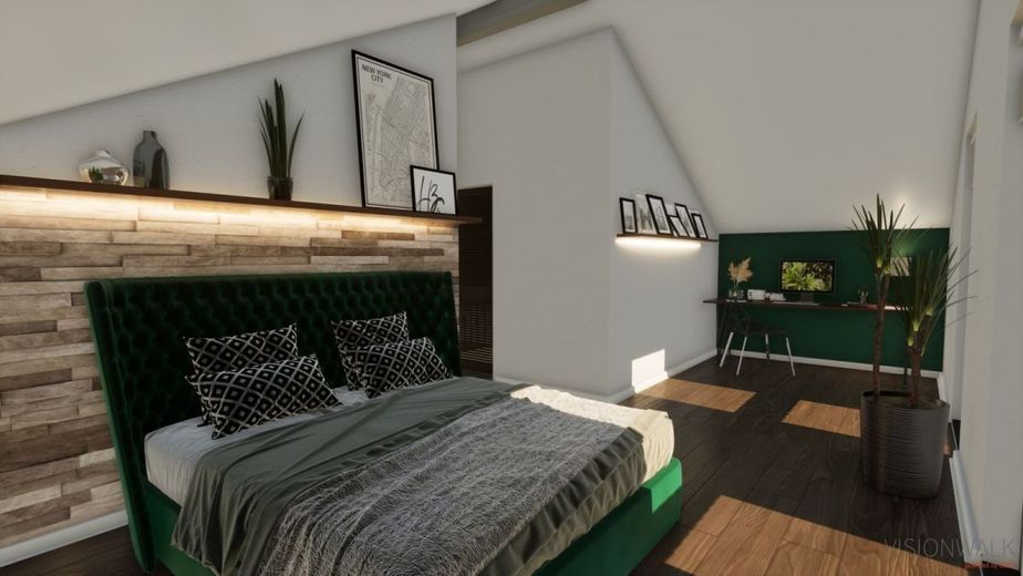 DAĞDA ÖZEL KOŞULLAR İÇİN BİR EV – Ansicht Schlafzimmer