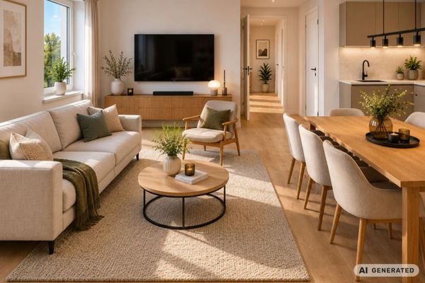 Kompakt, modern, energieeffizient – 2-Zimmer-Neubauwohnung in Dissen a.T.W.