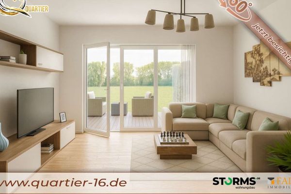 Erdgeschosswohnung (WE-3) - 85,69 m² - 2 Zimmer