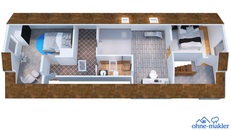 Mehrgenerationhaus (Zweifamilienhaus + 3. Wohnung im Anbau) mit 2 Garagen – फोटो 11