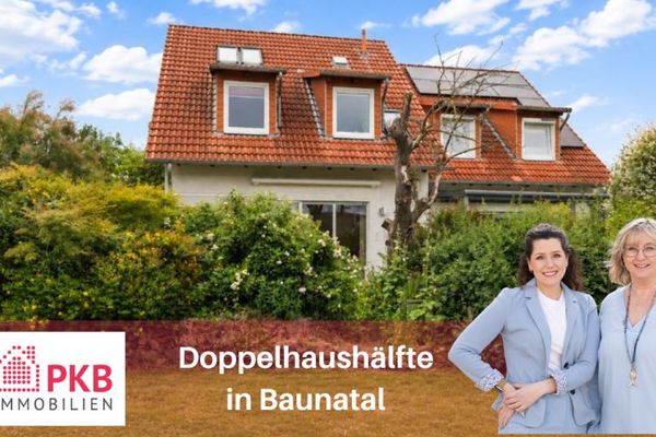 Porzione di bifamiliare a Baunatal: 4 locali più sottotetto rifinito