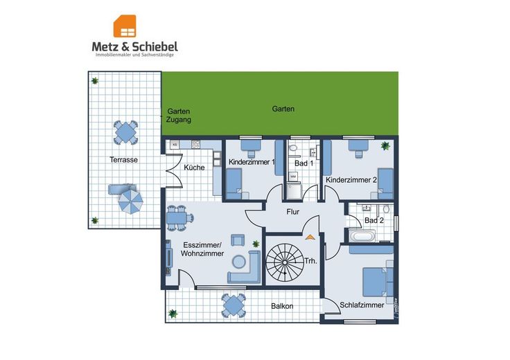Renditestarke Kapitalanlage! MFH (4 Parteien) in Top-Zustand in Waldrandlage von Wiesbaden Naurod!!! – Grundriss OG