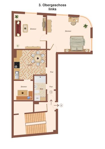 Apartment Schwebebahn – Großzügiges Wohnen mit Terrasse & Altbau-Charme – Foto 8
