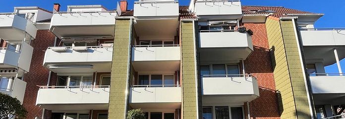 Balkon ab Mittag sonnenbeschie