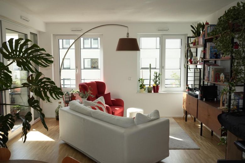 Modern wohnen, zentral leben – 2 Zimmer im beliebten Hanna Carré - HC11 – Wohnbereich