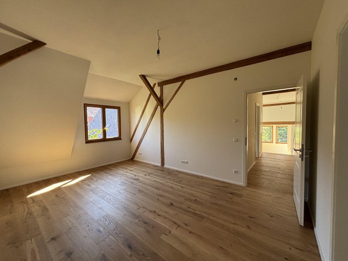 Loft exclusivo en un edificio histórico protegido - primera ocupación – Schlafzimmer 1