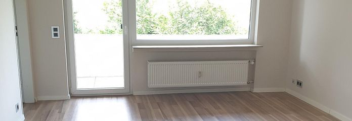 Charmantes 1-Zimmer-Apartment in zentraler Lage von Bad Vilbel – Wohn-/ und Schlafzimmer
