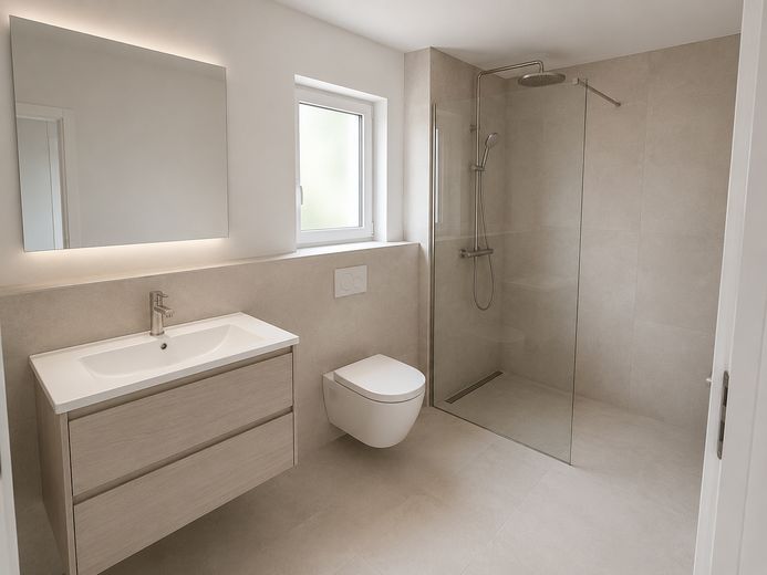 Moderne 2-Zimmer-Wohnung mit Balkon und großem Garten | KfW 40 QNG | Erstbezug – Foto 6