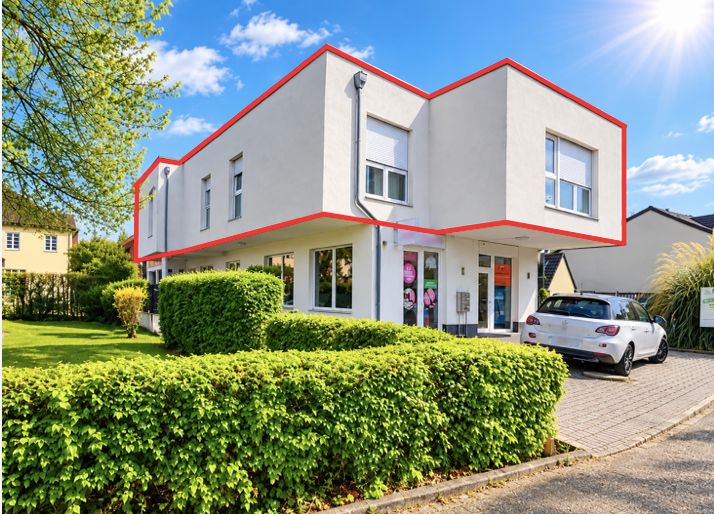 Zukunftssicheres Familiendomizil:  mit Kamin in zentraler Top-Lage! – Hausfront