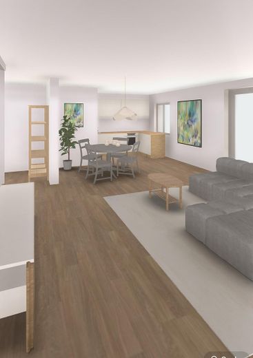 Nachhaltig Wohnen am Luftkurort - Moderne 3-Zimmer-Neubauwohnung – Beispielbild
