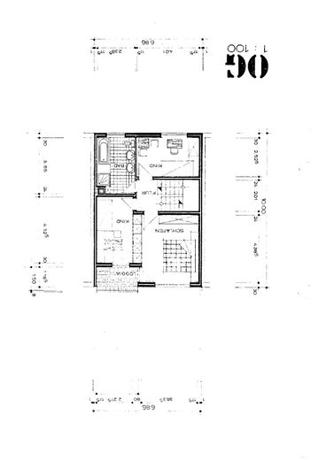 Reihenmittelhaus Nürnberg-Kornburg – gespiegelter Plan