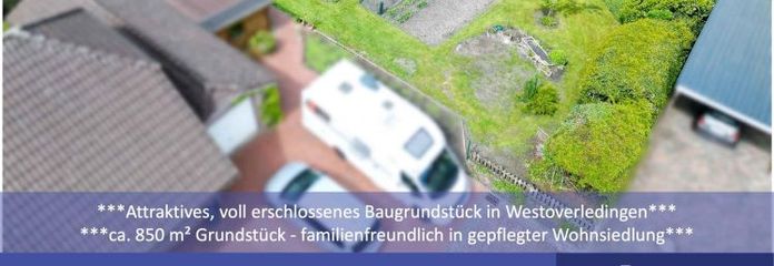 ***Attraktives Baugrundstück in Westoverledingen***
ca. 850 m², voll erschlossen, ruhige Sackgassenlage