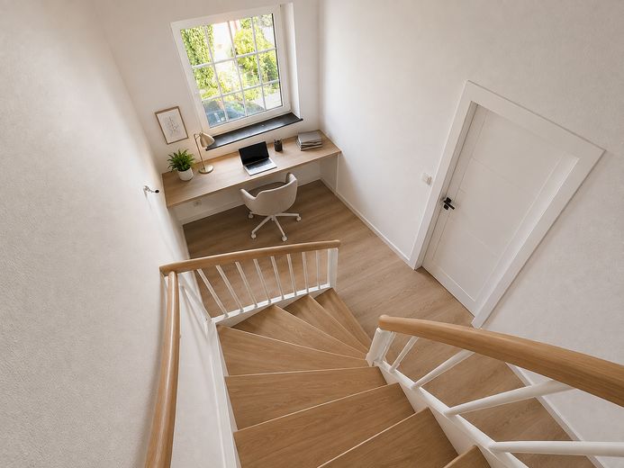 End-of-terrace house with balcony and garage in a popular location! – Visualisierung Flur 1.OG