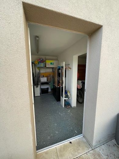 Lagerraum hinter Garage