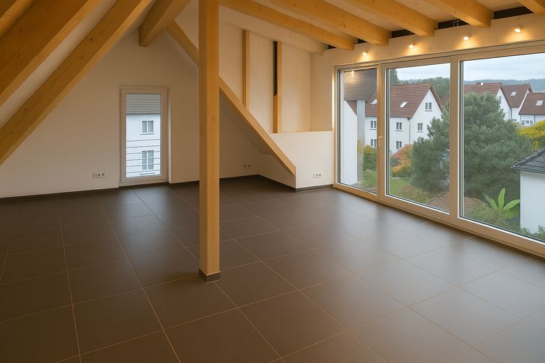 Dachgeschoss noch im Endausbau