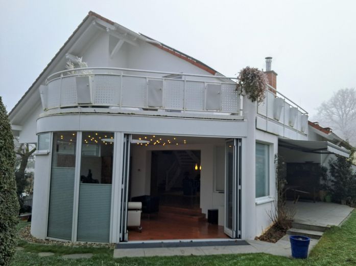 Anbau mit Zugang zum Garten