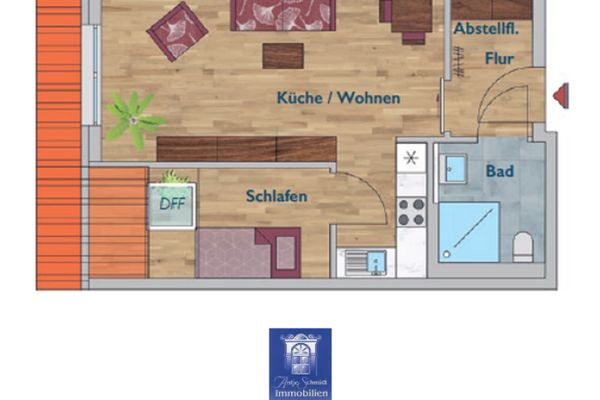 Individuelle Dachwohnung mit hochwertiger Ausstattung im Neubau! EBK, Lift!
