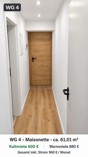 Gruntownie wyremontowane mieszkania i maisonette w strefie pieszej – WG 4