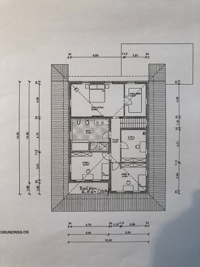 Große und modern-luxuriös ausgestattete Villa im Toskana-Stil am Hamburger Stadtrand zu verkaufen – Grundriss OG