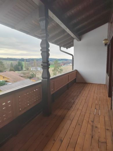 Ausblick vom Balkon